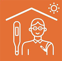 Monitor the health condition of the staff	